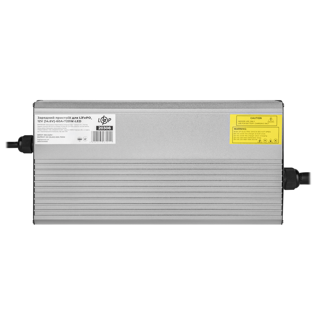 Зарядний пристрій для акумуляторів LiFePO4 12V (14.6V)-60A-720W-LED