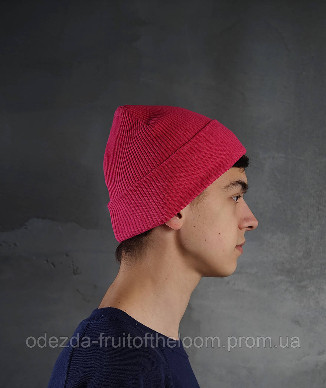 Малинова шапка легка №701C Fotl