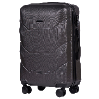 Валіза Wings 149 середня (M) з розширенням Графітовий