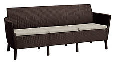 Комплект садових меблів Keter Salemo 3 seater set, коричневий, фото 4