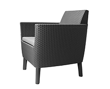 Комплект садових меблів Keter Salemo 3 seater set, графіт, фото 3