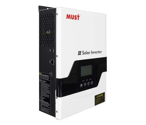 Інвертор автономний сонячний MUST PV18-1512VPM, 1500W, 12V потужністю 1 кВт АКБ 12В вбудований МРРТ контролер, фото 1