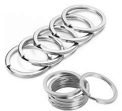 Кольцо брелок для ключей хромированное (40мм)
