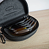 Окуляри тактичні Ray-Ban з 5 змінними лінзами (Чорні), фото 3