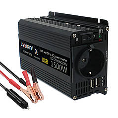 Перетворювач напруги 12V-220V на 1500W Інвертор Lvyuan F-1500A