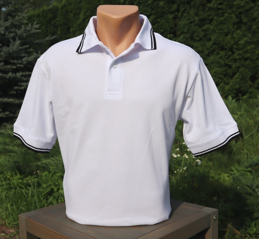 Чоловіча футболка Поло Естет біла, тканина Лакоста,футболка вишивка,футболка поло вишита,футболка з вишиванкою