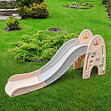 Гірка дитяча Bambi WM19003-8 | Гірка Сіро-персикова, фото 2