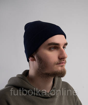 Глибоко Темно-Синя шапка легка №701C Fotl, фото 1