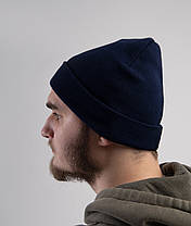 Глибоко Темно-Синя шапка легка №701C Fotl, фото 2