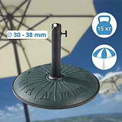 Кругла підставка для парасольки Підставка для парасольки бетонна Підставка під парасольку садовий Кріплення для парасольки