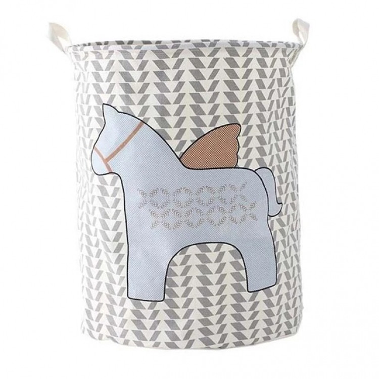 Кошик для іграшок та білизни Зірковий єдиноріг 50см, фото 1