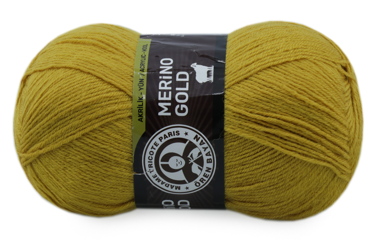 Madame Tricote Paris Merino Gold, Гірчиця No115