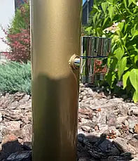 Садова колонка для води з нержавіючої сталі AISI 304 золотий (90004), фото 4