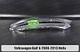 Скло фари VW Volkswagen Golf 6 Hella (2008-2013) ліве, фото 3