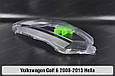Скло фари VW Volkswagen Golf 6 Hella (2008-2013) ліве, фото 5
