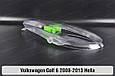 Скло фари VW Volkswagen Golf 6 Hella (2008-2013) ліве, фото 6