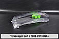 Скло фари VW Volkswagen Golf 6 Hella (2008-2013) ліве, фото 7