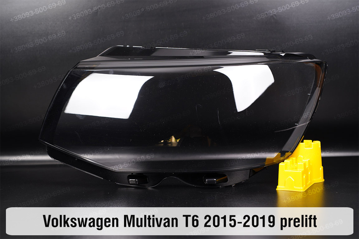 Скло фари VW Volkswagen Multivan T6 (2015-2019) дорест ліве, фото 1