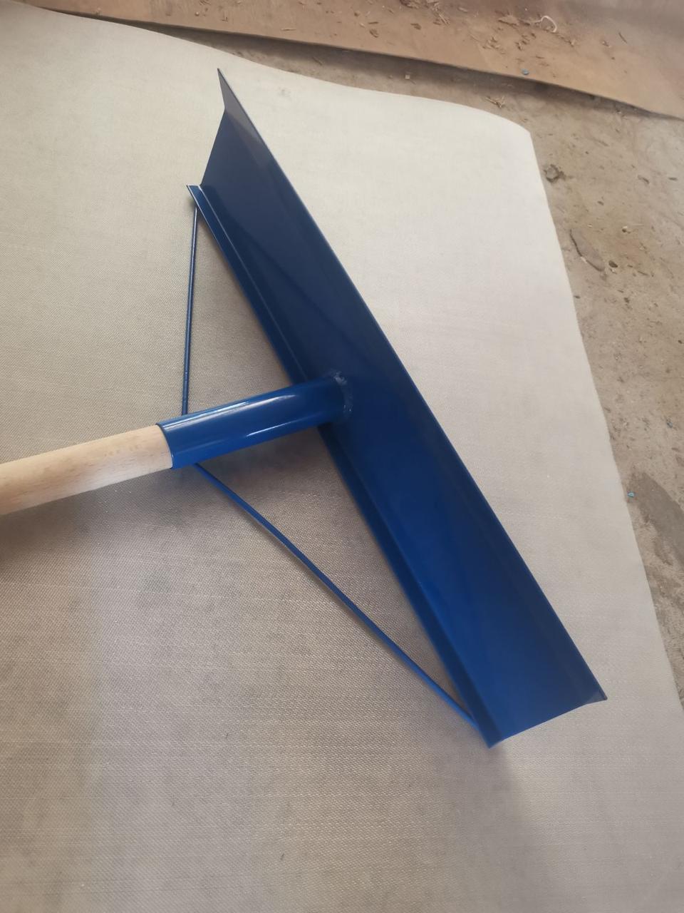 Скребок (ракель) для розподілу бетонної суміші сталевий 500 мм (граблі для бетону), фото 1