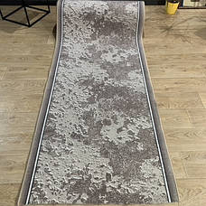 Бюджетна килимова доріжка ширина 0,90м на повстяній основі Бежевий мармур, фото 2