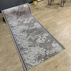 Бюджетна килимова доріжка ширина 0,90м на повстяній основі Бежевий мармур, фото 3