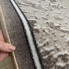 Бюджетна килимова доріжка ширина 0,90м на повстяній основі Бежевий мармур, фото 5