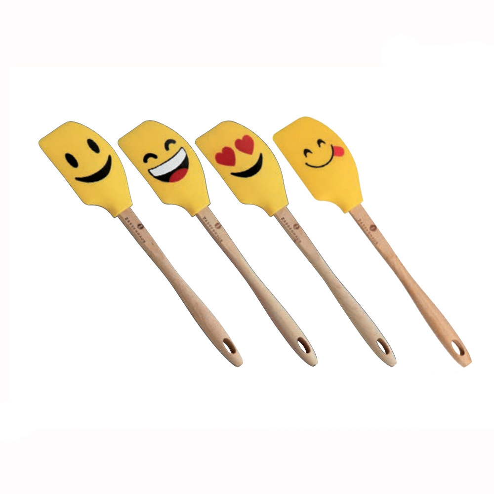 Лопатка для тіста силіконова Zassenhaus Smile 30.5 см в асортименті 056976