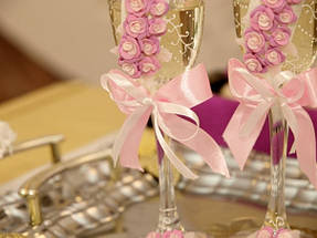 Наши работы в Ваших руках - розовый комплект в едином стиле для наших дорогих заказчиков 3