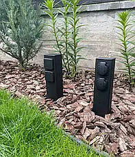 Садовий стовп з розетками (90005), фото 2