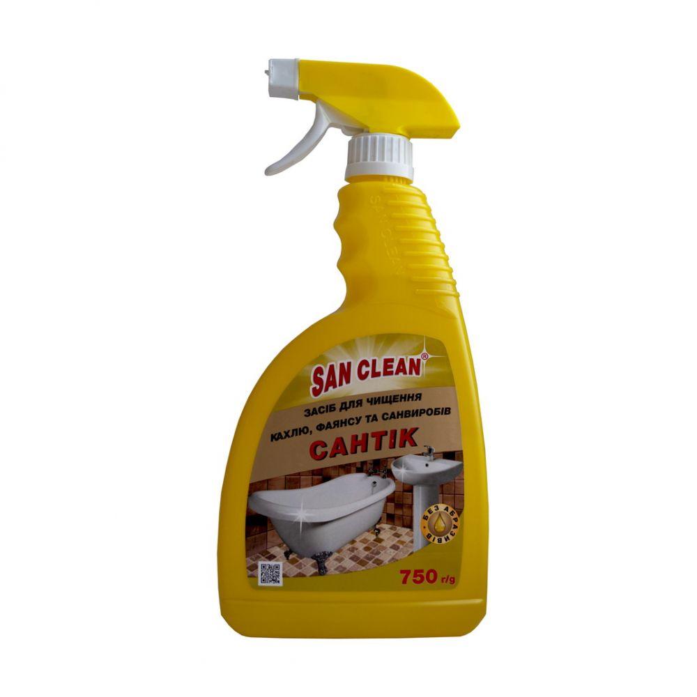 Засіб для миття сантехніки SAN CLEAN Сантик, 750 мл