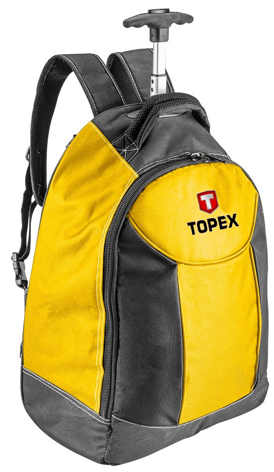 Рюкзак для інструменту TOPEX,30л,на коліщатках,25 відділень,телескопічна ручка,поліестер