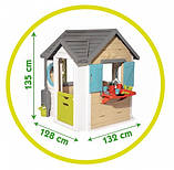 Дитячий будиночок Smoby Садовий з кашпо та годівничкою 810405, фото 5