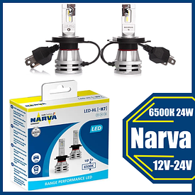 Світлодіодні LED-лампи для авто Narva H7 12 V-24 V 6500 K RPL2 24 W