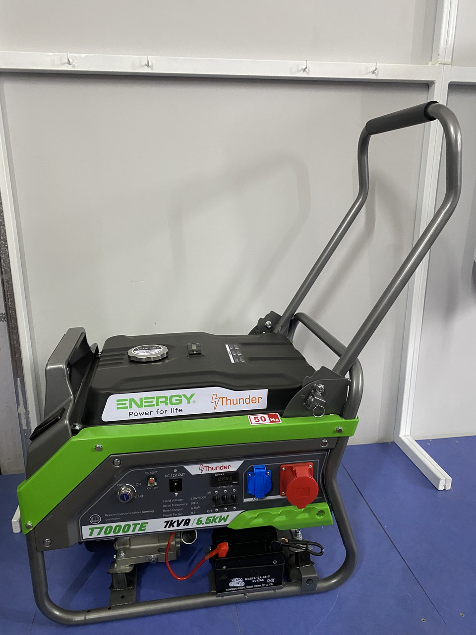 Генератор бензиновий 7 квт ENERGY T7000TE Італія