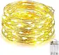 Светодиодная гирлянда оптом Капля Росы 200 LED, 20м теплый белый свет, батарейки 3 АА, фото 3