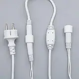 Гірлянда Вулична "Бахрома" від мережі 5 м 100 LED Тепле світло із синім ефектом мерехтіння, фото 4