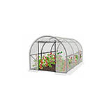 Парник теплиця 6 m2 3x2x2 м біла — Garden Line (армована плівка), фото 5