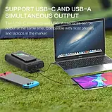 Мультифункціональний повербанк для ноутбуків GP14 72000mah PD60W, порт 12 V, УМБ Choetech, Sandberg Survivor, фото 7