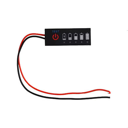 LED Індикатор ємності заряду Li-Ion акумулятора 1s 4.2V, фото 3