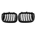 Решітки радіатора BMW X3 G01 X4 G02 дорестайл M Performance чорні глянцеві двореберні ніздрі БМВ, фото 4