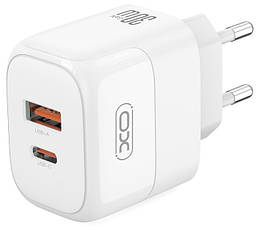 Мережевий зарядний пристрій XO L138 - 30W PD USB-C & 18W QC USB-A