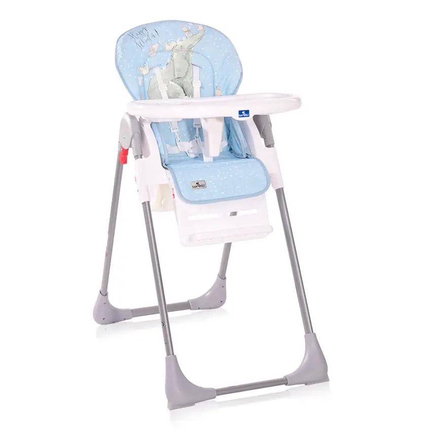 Стільчик для годування Cryspi Tender Blue Fun Lorelli від 6 місяців до 3-х років (15 кг) Блакитний