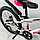 Велосипед 26" Dragster 2024 Susp Рама-13" white-pink, фото 4