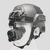 Прилад нічного бачення NVG 30, ПНВ монокуляр на одне око з кріпленням на шолом металеве