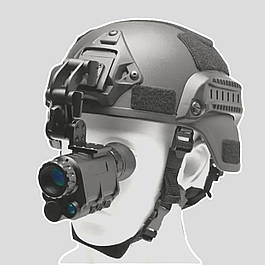 Прилад нічного бачення NVG 30, ПНВ монокуляр на одне око з кріпленням на шолом металеве
