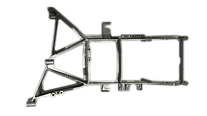 Кронштейн передньої фари (пластик) LH Daf XF95/ XF105 Euro3, Euro5 (пластик) DP-DA-005 (1396936,1439348,1862945)