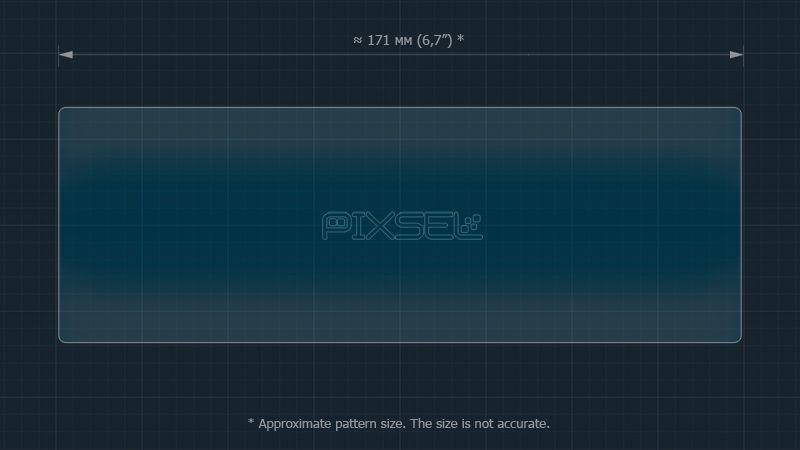 Захисне гібридне скло на задній клімат-контроль 7.1" MATT NIO ES6 2023 -