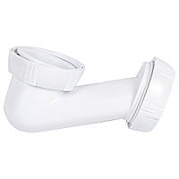 Сифон для ванної WIRQUIN впуск 40мм випуск косий білий 9543890