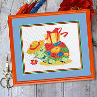 Набір для вишивання хрестиком ТМ "Повітруля" Черепашка Тортилла P1-002