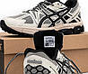 Чоловічі кросівки Asics Gel-Kahana 8 White Black (Білі) Взуття Асікс Гель Кахана 8 повсякденні текстиль демісезон, фото 8